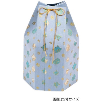 ペット用分骨袋おもいで ブルー6寸 フィットポスト