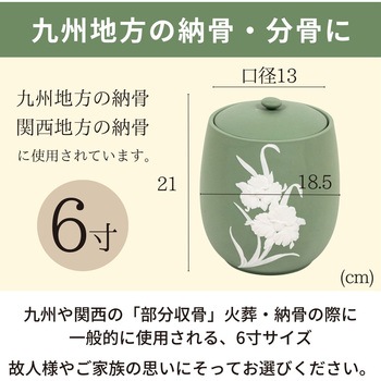 カメオカトレア グリーン6寸 フィットポスト