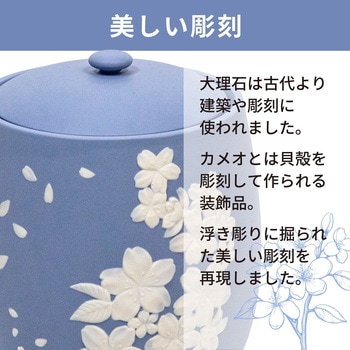 カメオ桜 ブルー6寸 - フィットポスト