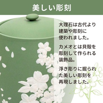 カメオ桜 グリーン2.3寸 フィットポスト