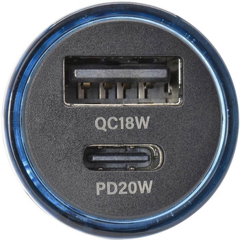 PDカーチャージャー USB-A/USB-C オーム電機