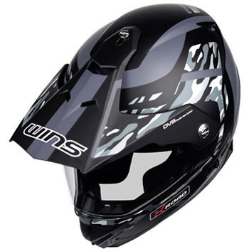 WINS X ROADハイブリッドヘルメット ハイブリッドヘルメット「X-ROAD」のコンバットにダメージ加工新