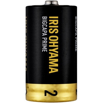 アルカリ乾電池 BIGCAPA PRIME 単2 アイリスオーヤマ
