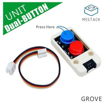M5Stack用デュアルボタンユニット M5Stack