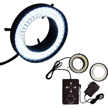 LED-R72 実体顕微鏡用二重巻き4方向独立照射型LEDリング照明装置 1台