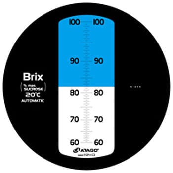 MASTER-100H MASTER Hシリーズ 手持屈折計 アタゴ 目盛仕様Brix 幅32mm