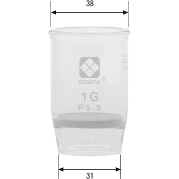 ガラスろ過器るつぼ形 1G SIBATA(柴田科学)