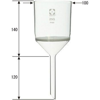 ガラスろ過器 25G ブフナロート形 SIBATA(柴田科学)