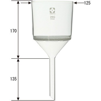 ガラスろ過器 26G ブフナロート形 SIBATA(柴田科学)