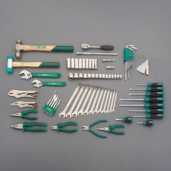 ツールワゴン付き工具セット (トレー入り) エスコ