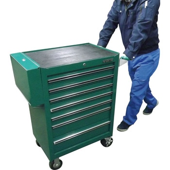 ツールワゴン付き工具セット (トレー入り) エスコ