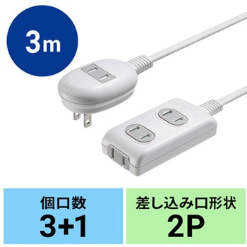 タップ (4口) エスコ