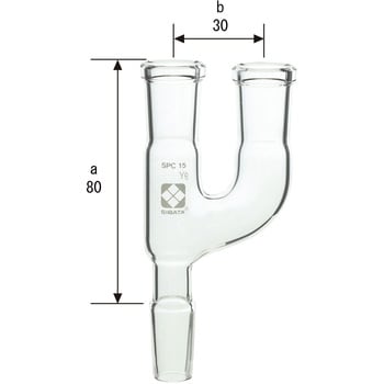 SPC連結管 二又 SIBATA(柴田科学) 共通擦合せ連結管 【通販モノタロウ】