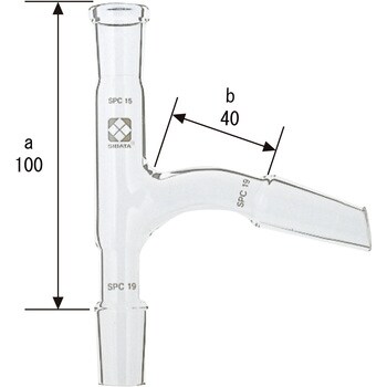SPC分留頭 枝管付 SIBATA(柴田科学) 共通擦合せ連結管 【通販モノタロウ】