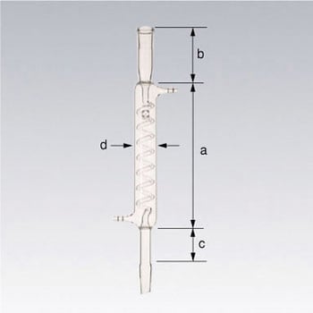 お取り寄せ】柴田科学/SPC冷却器 グラハム(じゃ管)300mm/030740-24300-