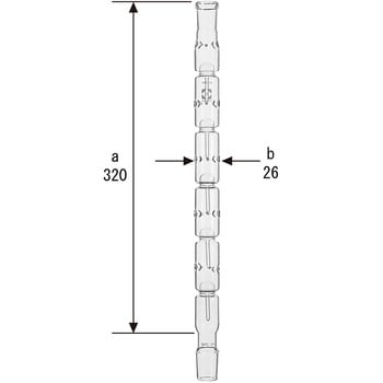 柴田科学】SPC分留管 スニーダー 320mm 030810-19245-