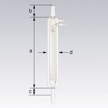 SPC二重管冷却器 SIBATA(柴田科学) 共通擦合せ冷却器 【通販モノタロウ】