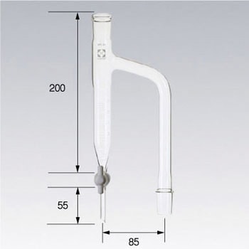 SPC水分定量受器 PTFEコック付 SIBATA(柴田科学)