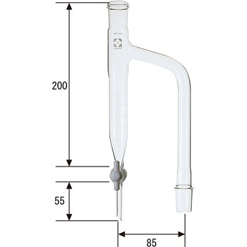 SPC水分定量受器 PTFEコック付 SIBATA(柴田科学)