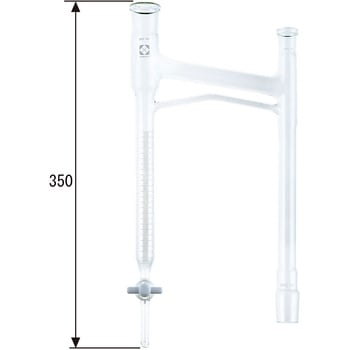 SPC水分定量受器 PTFEコック付 SIBATA(柴田科学)