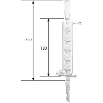 032710-15180 SPC冷却器 精油定量装置用 SIBATA(柴田科学) 全長250mm