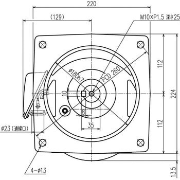 シグマー 平行軸三相3.7Kwフランジ取付形減速機 ( TMF2-37-30