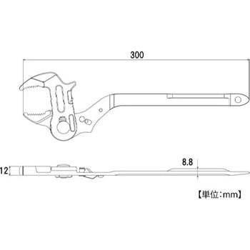 量水器メーター用レンチ エスコ