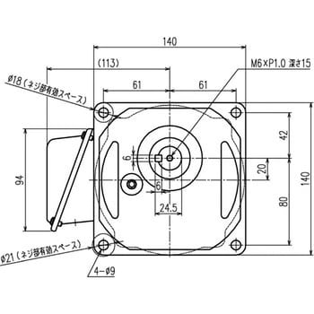 シグマー技研 直交軸脚取付形減速機 三相0.2KW 減速比1/40 ブレーキ無 TMHL-02-40A 1点：DIY FACTORY ONLINE  SHOP | vistaara.co