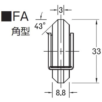 KV型レール戸車 MIZUKAMI(水上)