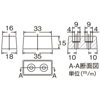 角型ゴム戸当り MIZUKAMI(水上)