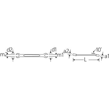 オープンリングスパナ(インチ) STAHLWILLE(スタビレー)