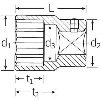 3/8″SQソケット(十二角) STAHLWILLE(スタビレー)