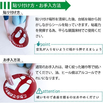 フロアサインシール クリーンテックス・ジャパン