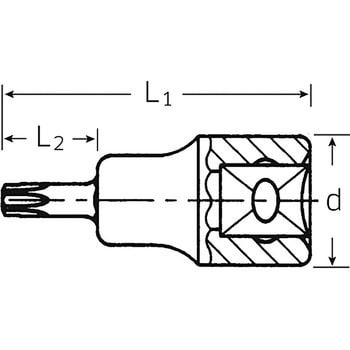 49TX/8 3/8″SQヘクスローブビットソケットセット 1セット STAHLWILLE 