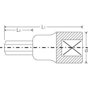 1/2″SQヘキサゴンビットソケット(インチ) STAHLWILLE(スタビレー)