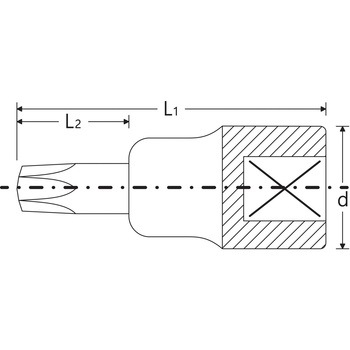1/2″SQいじり止め付きヘクスローブビットソケット STAHLWILLE(スタビレー)