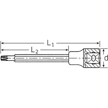 1/2″SQヘクスローブビットソケット(ロング) STAHLWILLE(スタビレー)