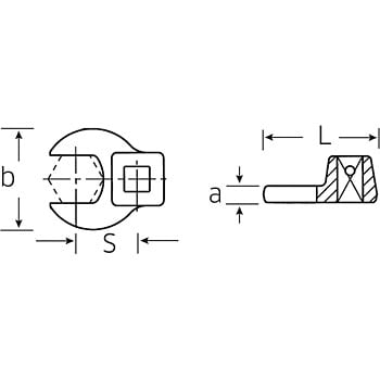 Stahlwille(スタビレー) 540-30 (3/8SQ)クローフットスパナ-