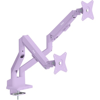PS1D Wave Pastel Purple モニターアーム デュアル Pixio