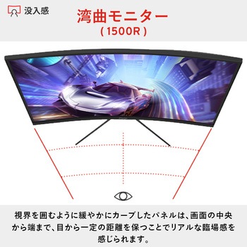 PXC248 Wave Pastel Pink ゲーミングモニター 23.8インチ FHD 200Hz Fast VAパネル 1ms(GTG) 湾曲 Pixio