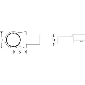 トルクレンチ用ヘッド(メガネ) STAHLWILLE(スタビレー)
