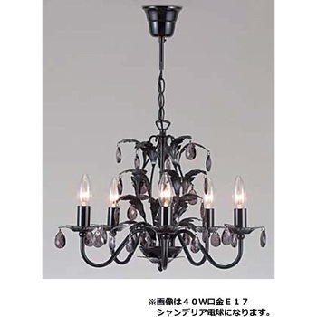 5灯シャンデリア 東京メタル