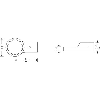 トルクレンチ差替ヘッド (メガネ) STAHLWILLE(スタビレー)