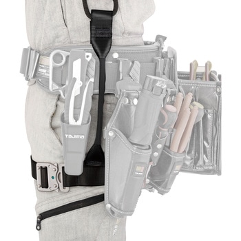墜落制止用器具(安全帯) フルハーネス型 ハオルハーネスHS フリーサイズ 黒 130kg用 タジマツール(TJMデザイン)