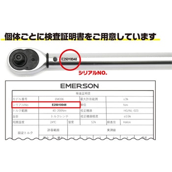 トルクレンチ 40-200N.m EMERSON(エマーソン)