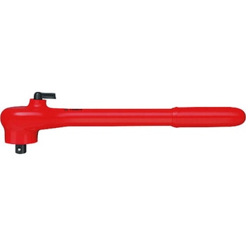 (1/2SQ)絶縁ラチェットハンドル 1000V KNIPEX(クニペックス)