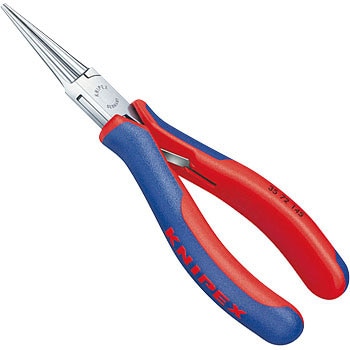 KNIPEX（クニペックス）3442-130ESD 精密プライヤー ヒラ クロス