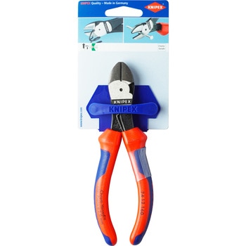 バネ付強力型斜ニッパー KNIPEX(クニペックス)