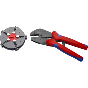 KNIPEX（クニペックス）:マルチクリンプ マガジン式圧着工具 9733-02