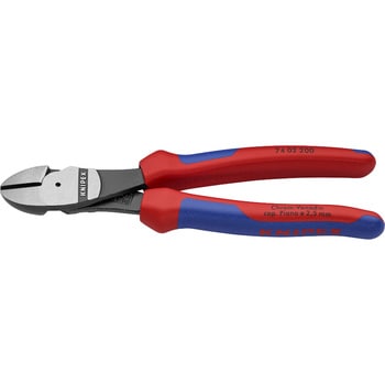 クニペックス KNIPEX 7401-250 強力型斜ニッパー(硬線用) (SB) :wss